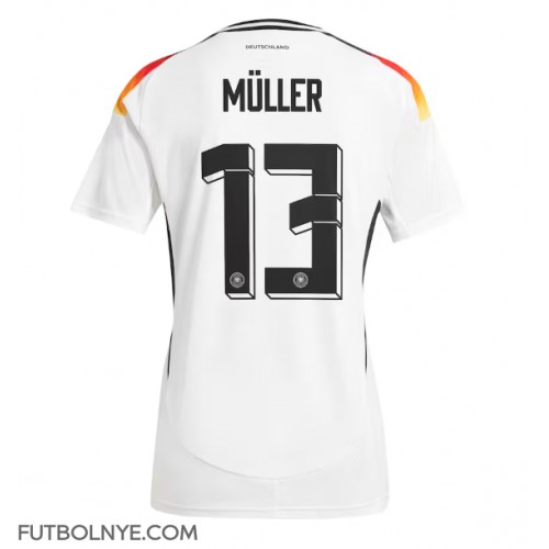 Camiseta Alemania Thomas Muller #13 Primera Equipación Eurocopa 2024 manga corta